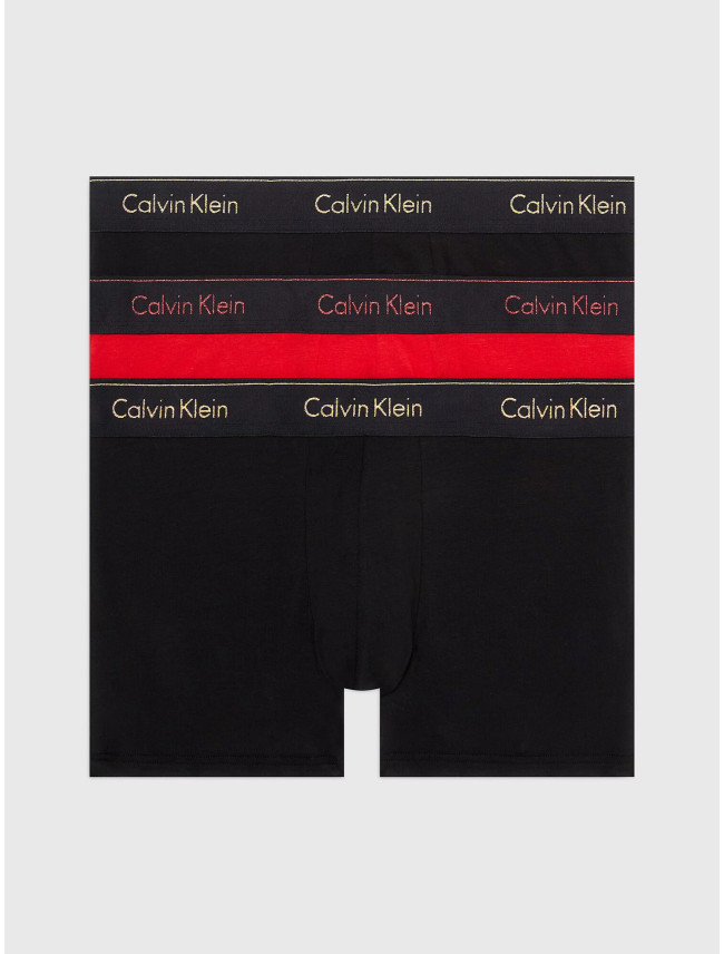 Pánske boxerky 000NB3873A KHZ čierno-červené - Calvin Klein