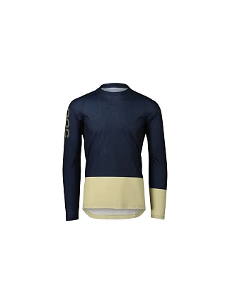 Cyklistické tričko POC MTB Pure LS Jersey, tmavomodro-zelené Cyklistické tričko POC MTB Pure LS Jersey, tmavomodro-zelené
