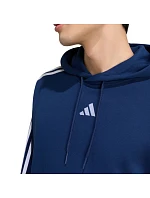 Pánska mikina adidas Essentials 3-Stripes French Terry Hoodie, tmavomodrá, KY4203