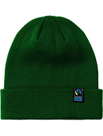 Neutral O 93055 Pletená čiapka z organického materiálu s certifikátom Fairtrade 77.9355 fľaškovozelená