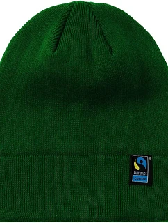 Neutral O 93055 Pletená čiapka z organického materiálu s certifikátom Fairtrade 77.9355 fľaškovozelená