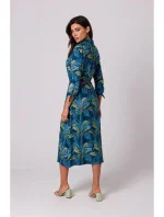 B259 Košeľové šaty na gombíky - model 2