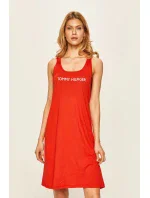 Plážové šaty UW0UW02150-XL7 červená - Tommy Hilfiger Plážové šaty UW0UW02150-XL7 červená - Tommy Hilfiger