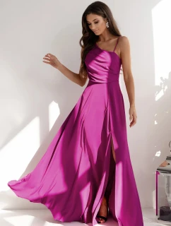 Dlhé šaty 001420 fuchsiová - With You