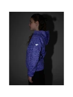 Dievčenská vetruodolná softshellová bunda s membránou 5000 4F 4FJRAW25TSOFF507-90A