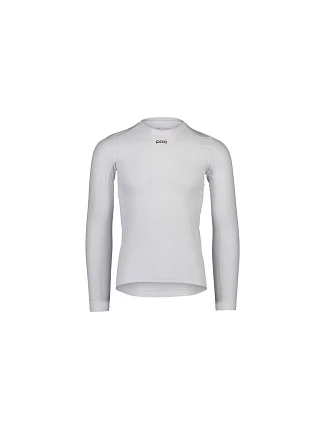 Cyklistické tričko POC ESSENTIAL LAYER LS – biele