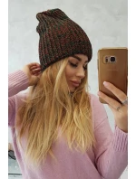 Dámska čiapka Delia K260 červená+tmavo zelená Dámska čiapka Delia K260 červená+tmavo zelená