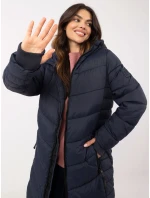 Kabát D51160XB44540A3 tmavomodrý