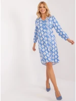 Šaty D73771M30427A svetlomodré