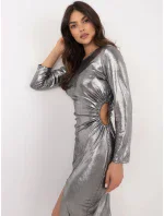 Šaty DHJ SK 18169.76 striebro Šaty DHJ SK 18169.76 striebro