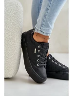 Dámske tenisky na platforme Big Star Black