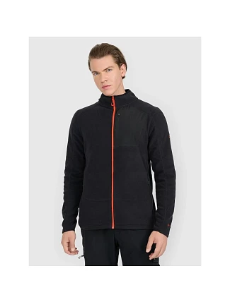 Polartec regular pánsky fleece 4F 4FWAW25TFLEM333-020S Polartec regular pánsky fleece 4F 4FWAW25TFLEM333-020S