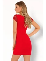 Sexy košieľka sivé red - LivCo Corsetti