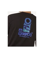 Tričko RIP CURL Vaporcool Search Stack Tee, čierne Tričko RIP CURL Vaporcool Search Stack Tee, čierne