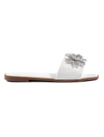 Luxusné dámske biele ponožky na podpätku bez päty Luxusné dámske biele ponožky na podpätku bez päty