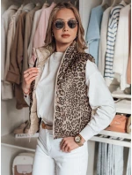 Dámska krátka obojstranná vesta CHIPUFF camel FashionStreet TY4825