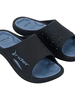 Pánske športové žabky Rider Bay XIV Ad pohodlné čierne papuče