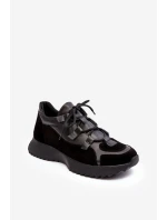 Dámska kožená športová obuv M01/2 Zazoo black Dámska kožená športová obuv M01/2 Zazoo black