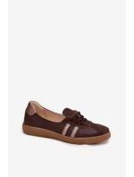 Kožené semišové dámske barefoot topánky Zazoo N1341 chocolate Kožené semišové dámske barefoot topánky Zazoo N1341 chocolate