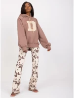 Mikina EM BL 651/D.29X hnedá