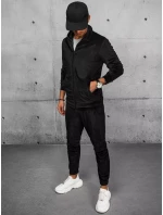 Pánska čierna mikina FashionStreet BX5538