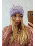 Bublinková čiapočka K219 fialová