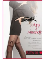 Dámske vzorované pančuchové nohavice RITA 01-20 DEN Dámske vzorované pančuchové nohavice RITA 01-20 DEN