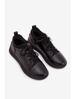 Kožené pánské polobotky Lee Cooper LCJ-26-33-3964 Černé