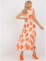 Šaty DHJ SK 13166.94P oranžová