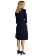 Dámske šaty M335 Tmavomodré - MOE Dámske šaty M335 Tmavomodré - MOE