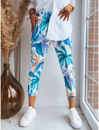 Dámske nohavice FLOWER GARDEN green FashionStreet UY1473 Dámske nohavice FLOWER GARDEN green FashionStreet UY1473