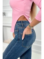 Blúzka s buffovými rukávmi svetlo ružová