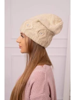 Dámska čiapka Ramona K383 svetlo béžová