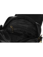 Pánske kabelky [DH] Kožená taška PTN TB 708 COM BLACK
