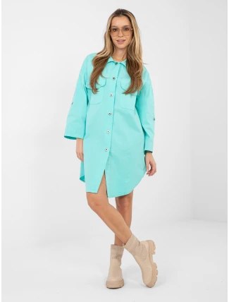 IT SK šaty FL6071.70 tyrkysová IT SK šaty FL6071.70 tyrkysová
