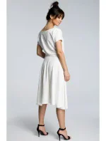B067 Rozšírené šaty - ecru B067 Rozšírené šaty - ecru