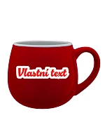 Personalizovaný keramický bacuľatý hrnček s vlastným textom a obrysom Personalizovaný keramický bacuľatý hrnček s vlastným textom a obrysom