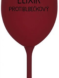 ELIXIR PROTIBLE - bordový pohár na víno 350 ml
