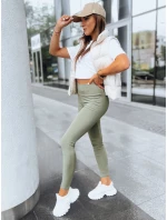 Dámske rebrované legíny JUST green FashionStreet UY1588