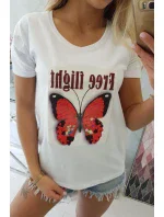 Blúzka Free Flight biela