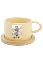 Personalizovaný keramický hrnček „MAKRONKA“ s fotografiou domáceho maznáčika a textom Personalizovaný keramický hrnček „MAKRONKA“ s fotografiou domáceho maznáčika a textom