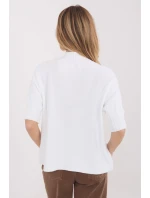 Sveter s krátkym rukávom model 222580 Taliansko Moda Sveter s krátkym rukávom model 222580 Taliansko Moda