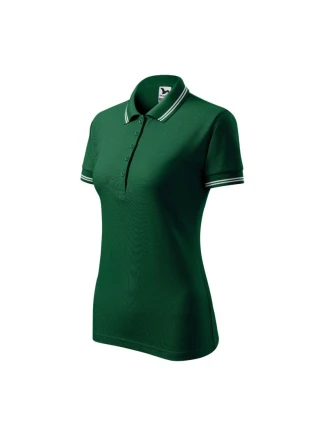 Dámske polo tričko Urban (tmavozelené)