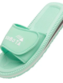 Kubota klasické pastelovo zelené klopy na suchý zips K25SS-100-001-17-1