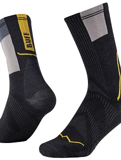 Ponožky BUFF Coolnet Crew 137789901, čierne, veľkosť 36–38