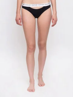 Spodný diel plaviek KW0KW00658-BEH čiernobiela - Calvin Klein
