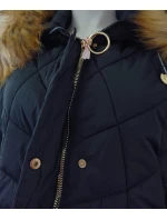 Dámska zimná bunda W703 čierna - MHM