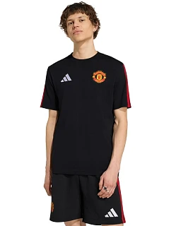 Pánske tričko adidas Manchester United DNA, čierne, KH4793