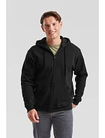 Fruit of the Loom Classic Hooded Sweat Jacket Mikina s kapucňou 16.2062 čierna