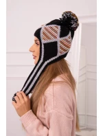 Dámska klapka na uši Eunika K322 black+grey Dámska klapka na uši Eunika K322 black+grey